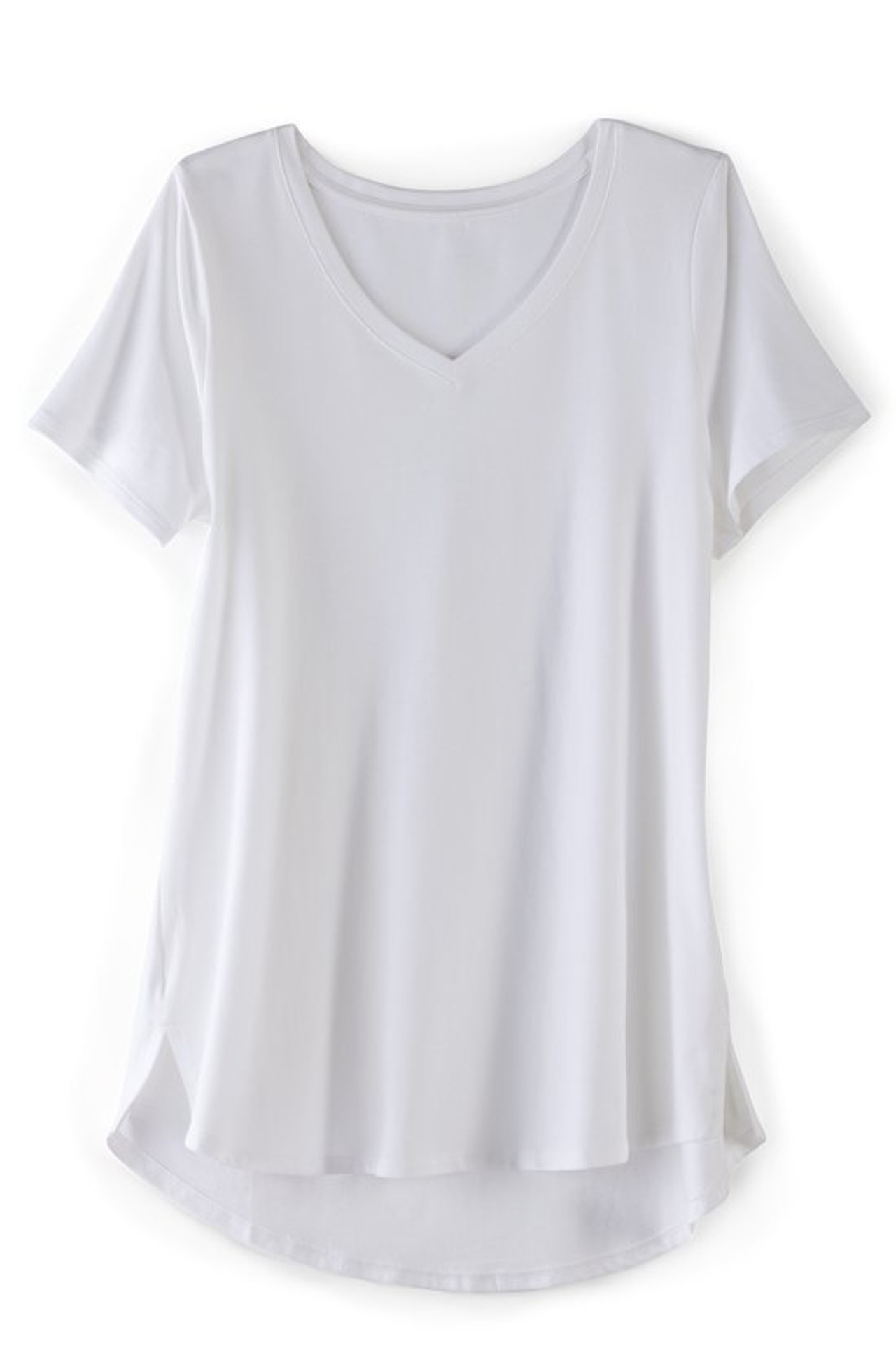 SoftEssential™ Supima® Isabel Short Sleeve Tunic - Soft Surroundings Outlet