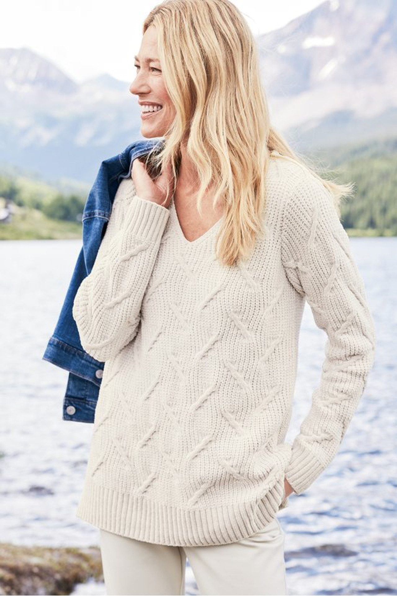 Trina Chenille Sweater - Soft Surroundings Outlet