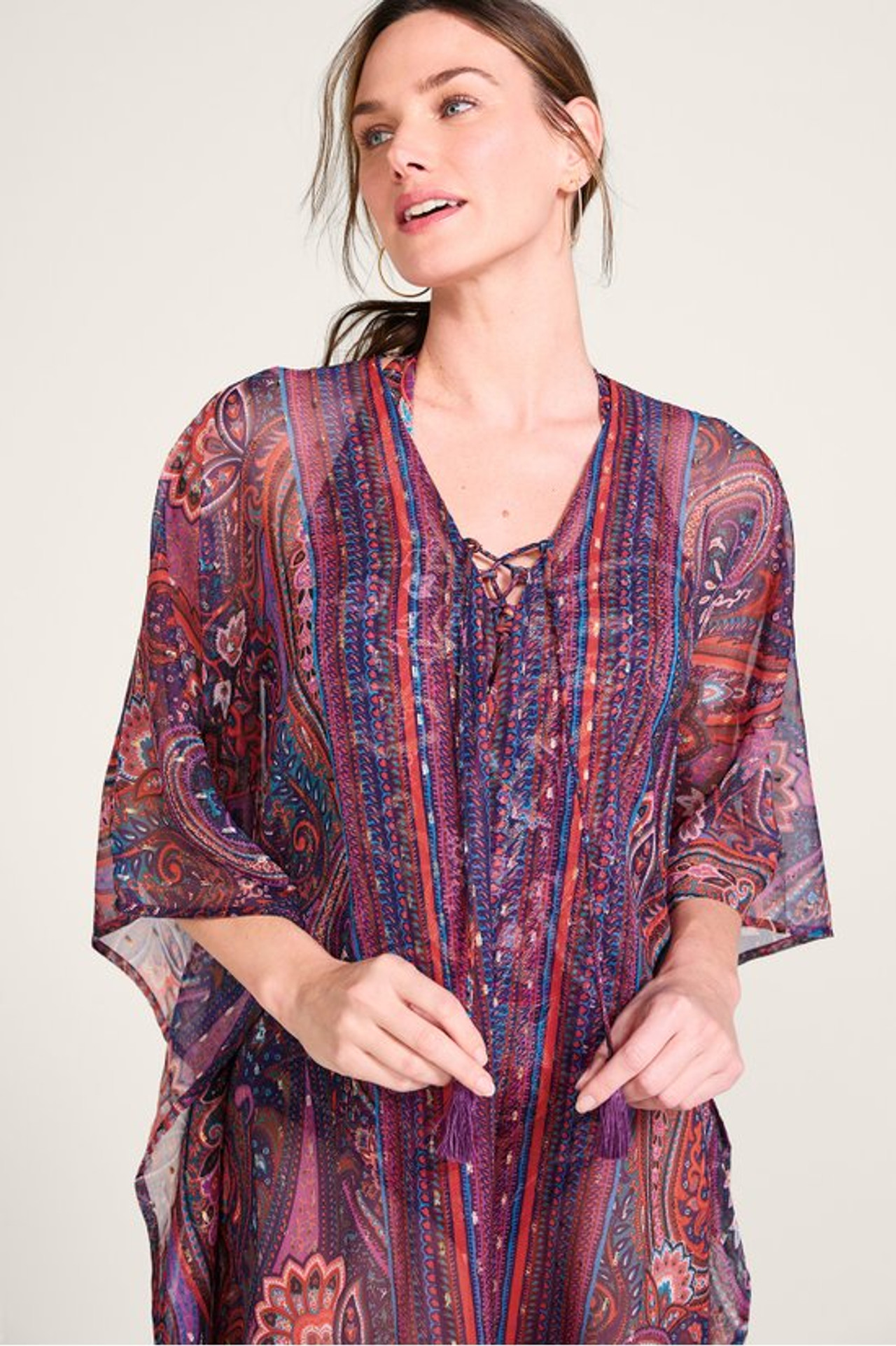 Miraclesuit Caftan Coverup - Soft Surroundings Outlet