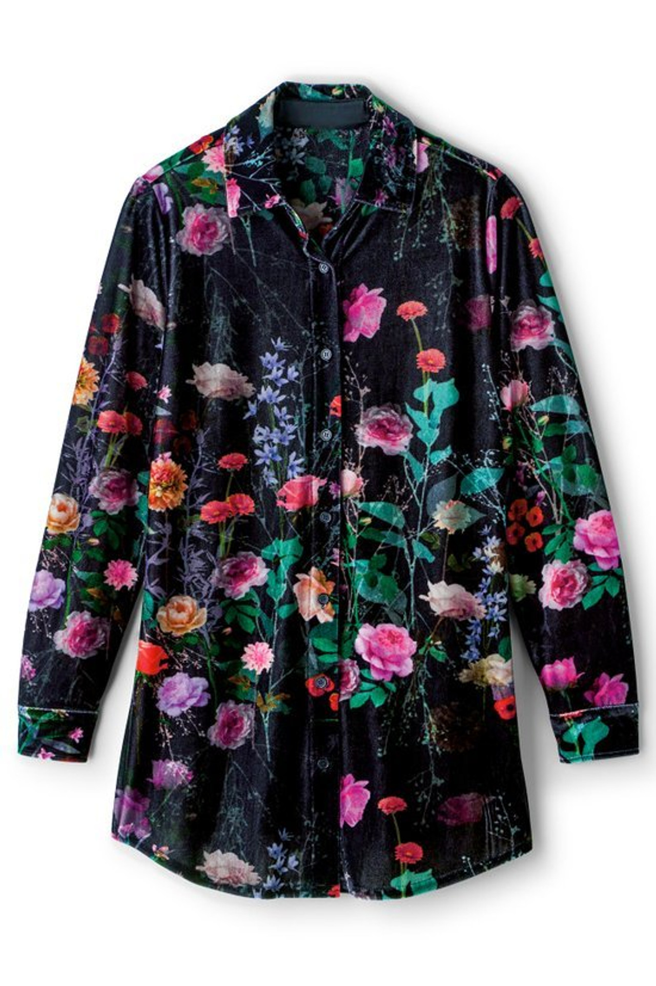 Velvet Boyfriend Tunic Shirt - Soft Surroundings Outlet