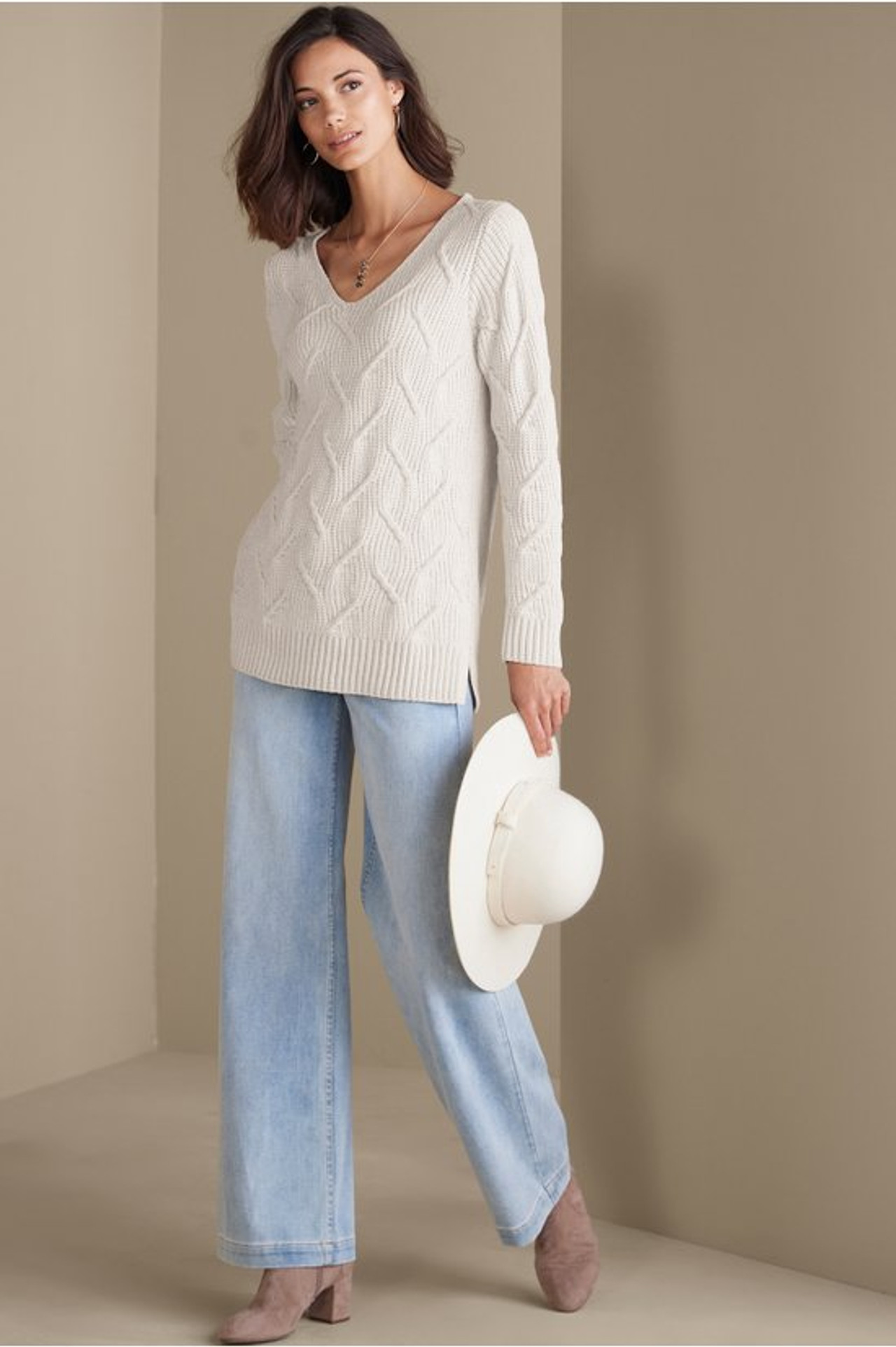 Trina Chenille Sweater - Soft Surroundings Outlet