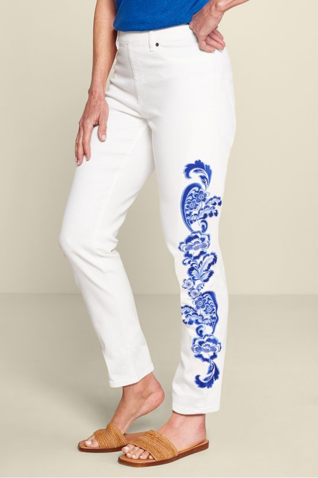 Kavara Straight Leg Jeans - Soft Surroundings Outlet