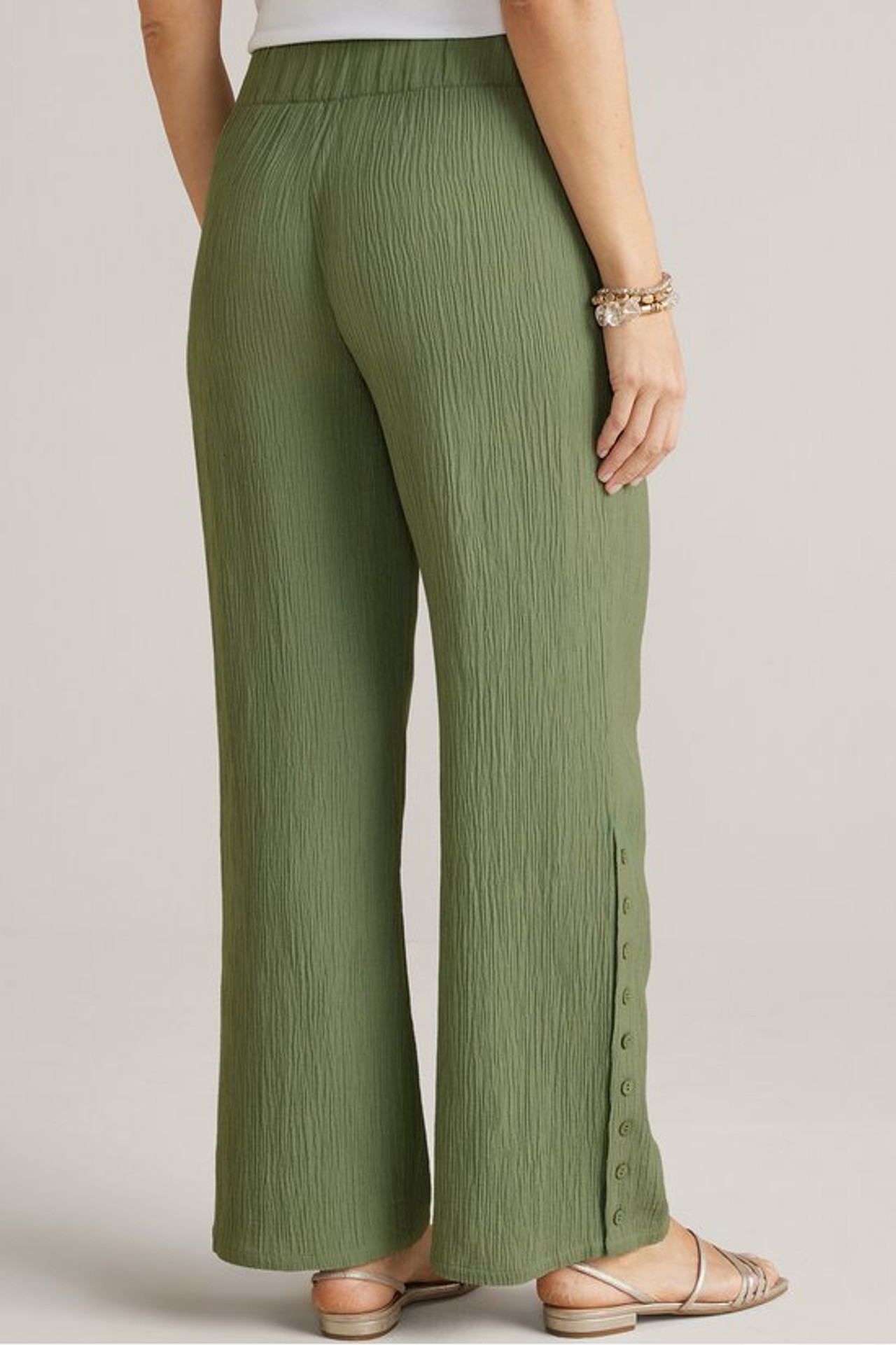 Oceo Gauze Wide-Leg Pants - Soft Surroundings Outlet