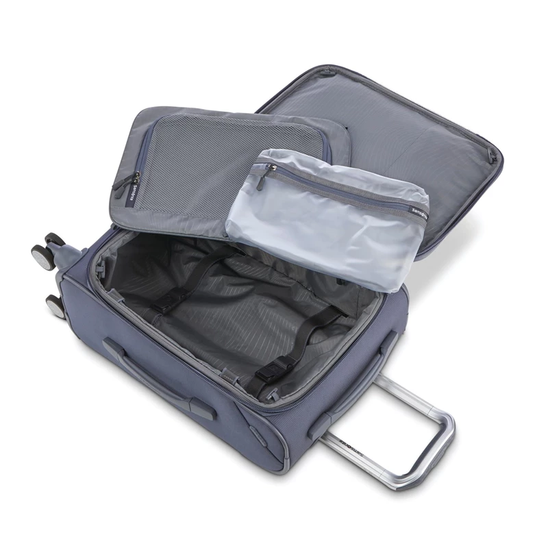 Samsonite Slate Ascentra 22 x 14 x 9 Carry-On Spinner Softside Luggage | 1756-HWXMQ - Samsonite Outlet Store