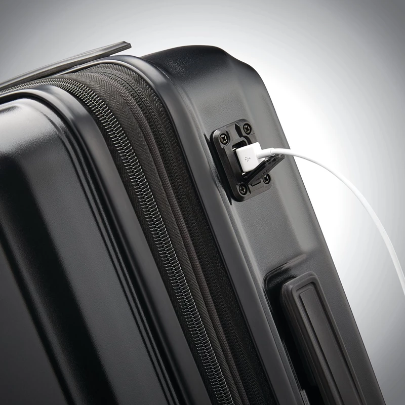 Samsonite Stealth Black Octiv Carry-On Spinner Hardside Luggage | 0623-GSHVR - Samsonite Outlet Store