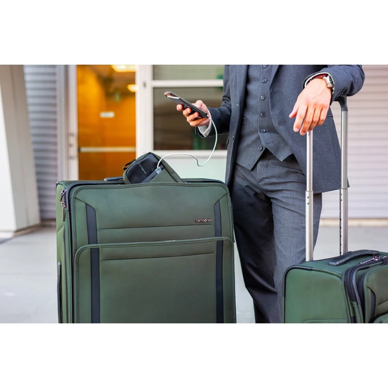 Samsonite Black Armage II Large Expandable Spinner Checked Luggage | 9506-HJQKN - Samsonite Outlet Store