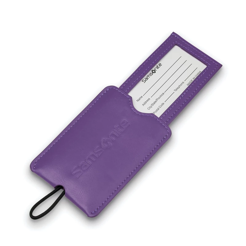 Samsonite Ultraviolet Vinyl ID Tag Luggage Accessories | 6287-SXPDA - Samsonite Outlet Store