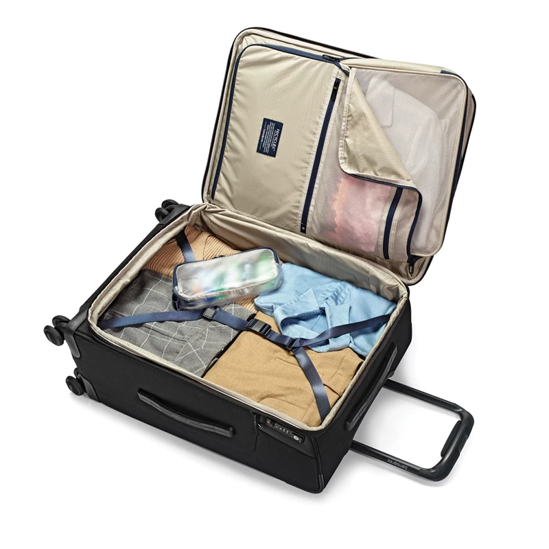 Samsonite Black Armage II Large Expandable Spinner Checked Luggage | 9506-HJQKN - Samsonite Outlet Store