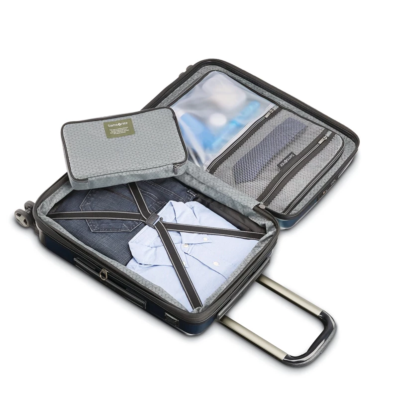 Samsonite Stealth Black Octiv Carry-On Spinner Hardside Luggage | 0623-GSHVR - Samsonite Outlet Store