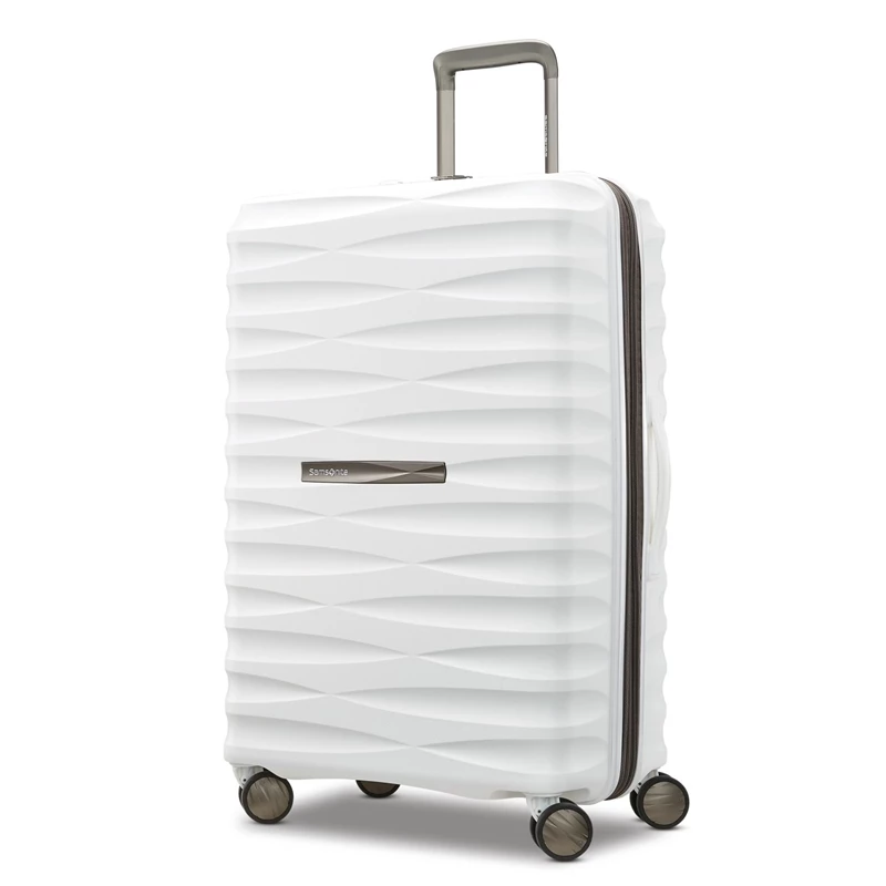 Samsonite White Voltage DLX Medium Spinner Checked Luggage | 8736-LPAXY - Samsonite Outlet Store