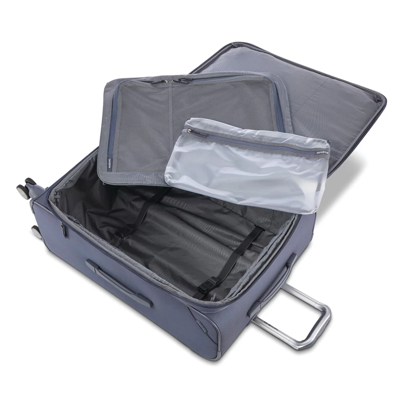 Samsonite Slate Ascentra Large Expandable Spinner Softside Luggage | 8620-BEFKU - Samsonite Outlet Store