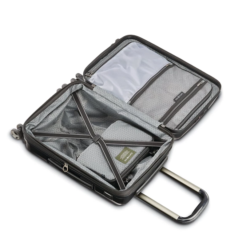 Samsonite Stealth Black Octiv Carry-On Spinner Hardside Luggage | 0623-GSHVR - Samsonite Outlet Store