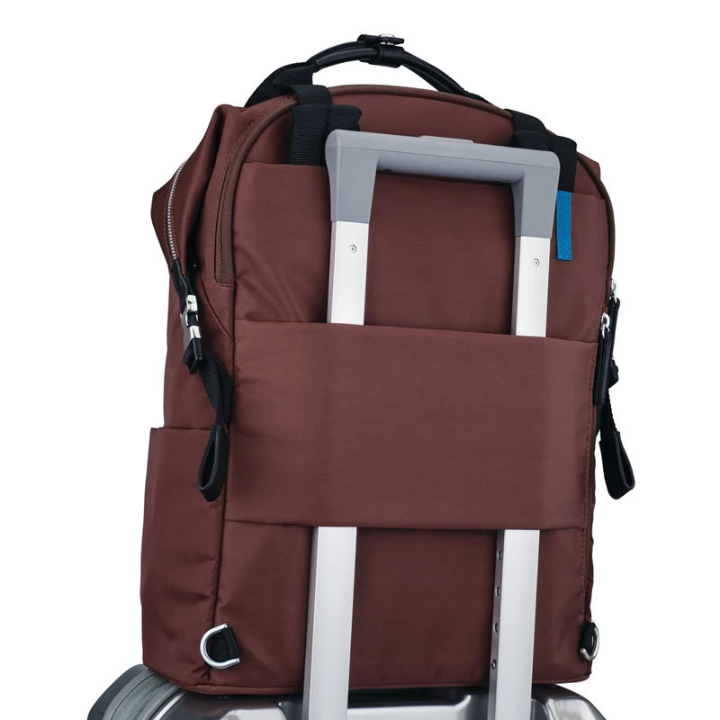 Samsonite Chocolate Plum/Rose Gold Mirror Samsonite & Sarah Jessica Parker: The Carried Away Convertible Laptop Backpacks | 8239-VOTLZ - Samsonite Outlet Store