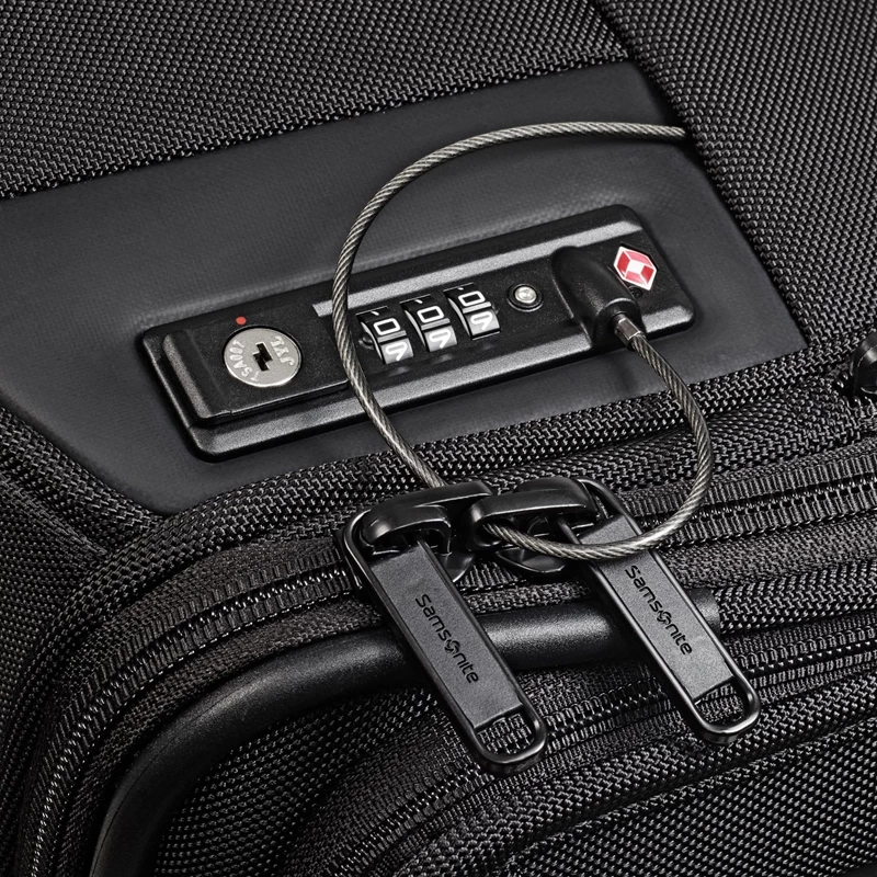 Samsonite Black Armage II Large Expandable Spinner Checked Luggage | 9506-HJQKN - Samsonite Outlet Store