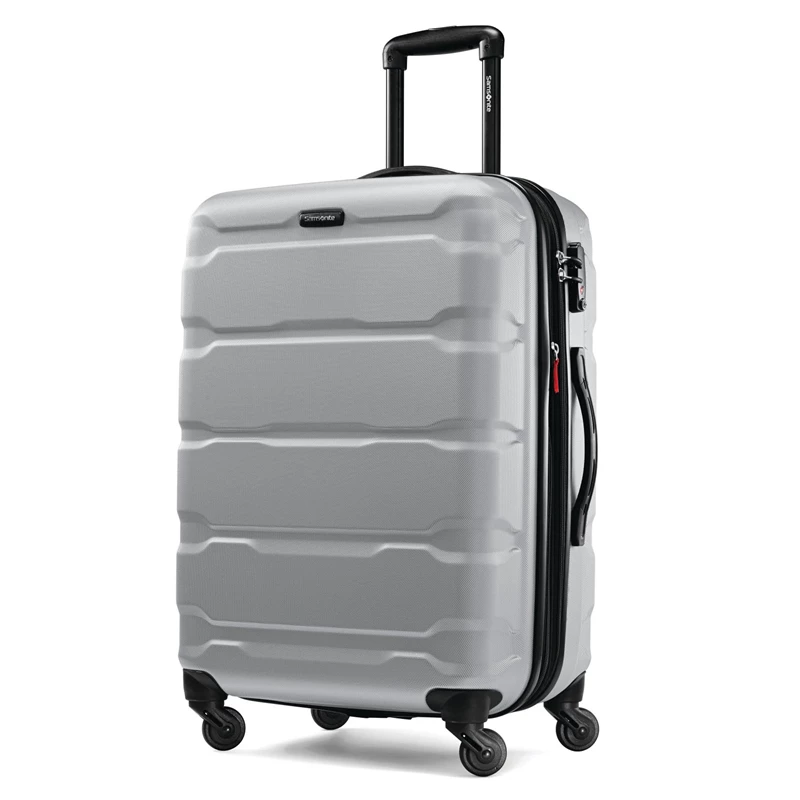 Samsonite Silver Omni PC Medium Spinner Hardside Luggage | 7046-YROLF - Samsonite Outlet Store