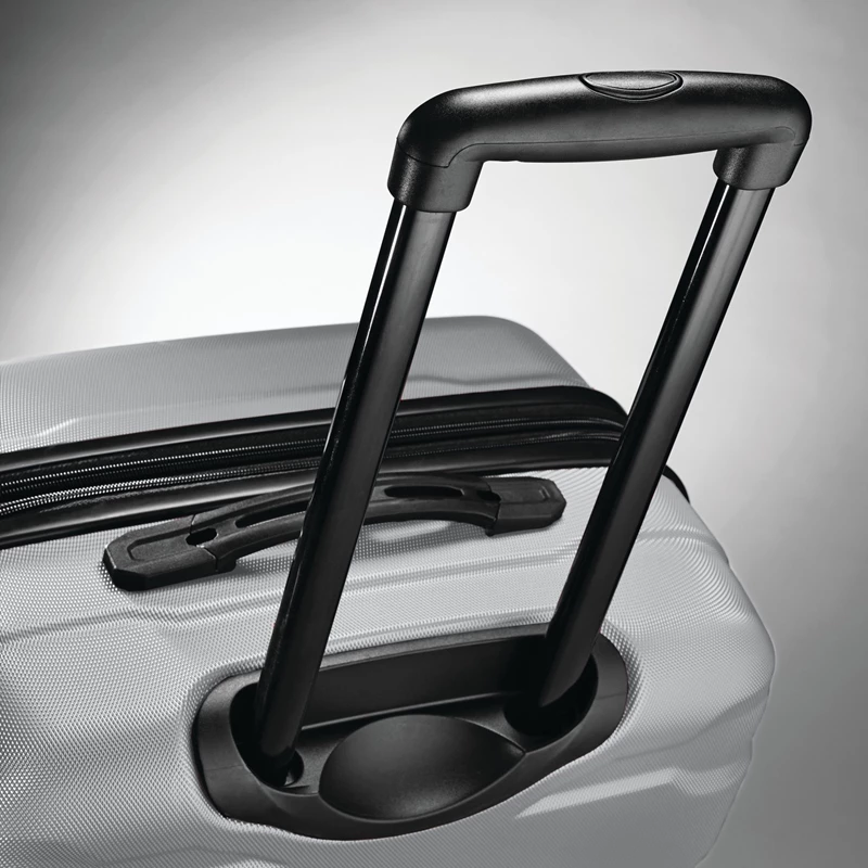 Samsonite Silver Omni PC Medium Spinner Checked Luggage | 5428-OFCHQ - Samsonite Outlet Store