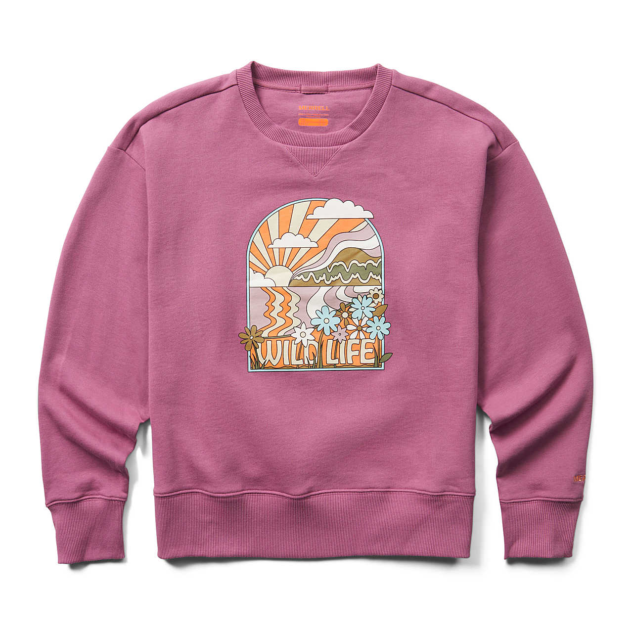 Women's Wildlife Fleece Crewneck - Merrell Outlet