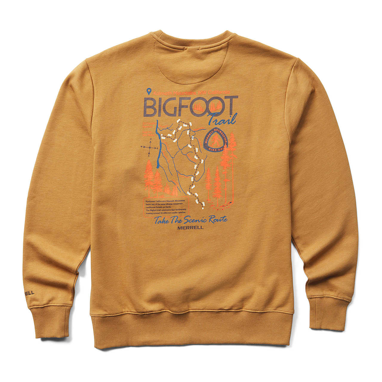 Men's Bigfoot Fleece Crewneck - Merrell Outlet