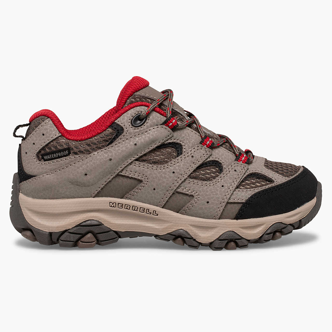 Big Kid's Moab 3 Low Lace Waterproof Sneaker - Merrell Outlet