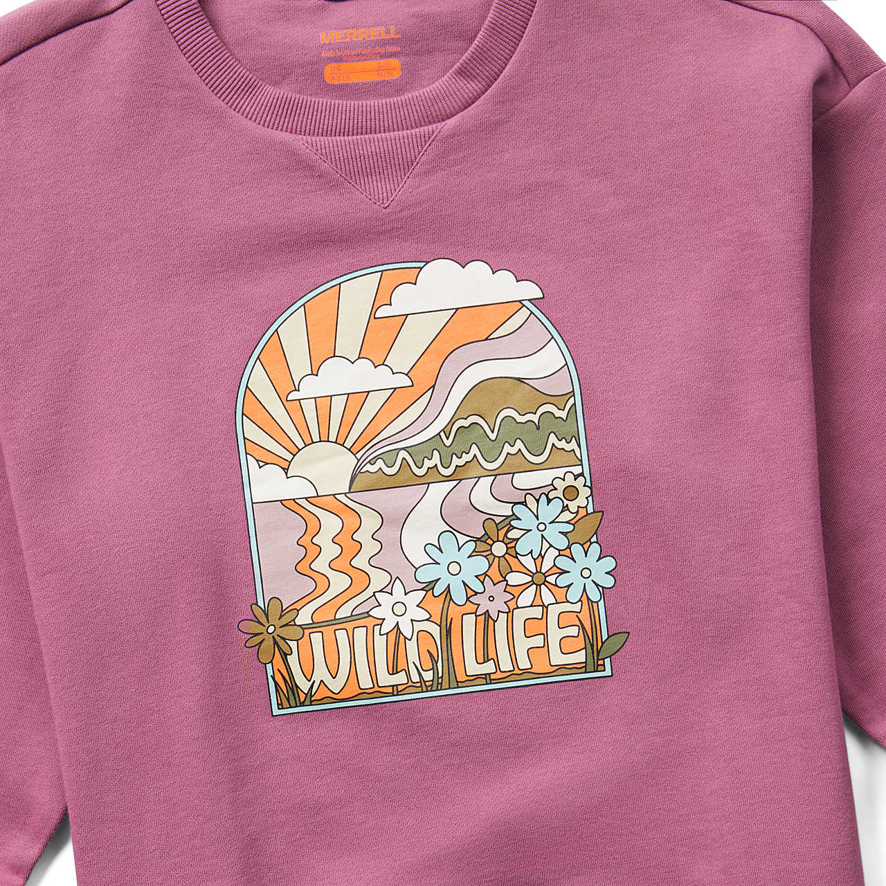 Women's Wildlife Fleece Crewneck - Merrell Outlet