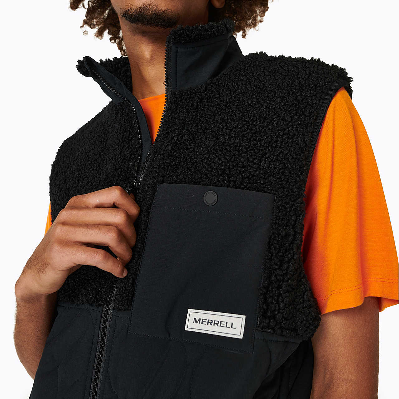 Men's Sherpa Mixup Vest - Merrell Outlet