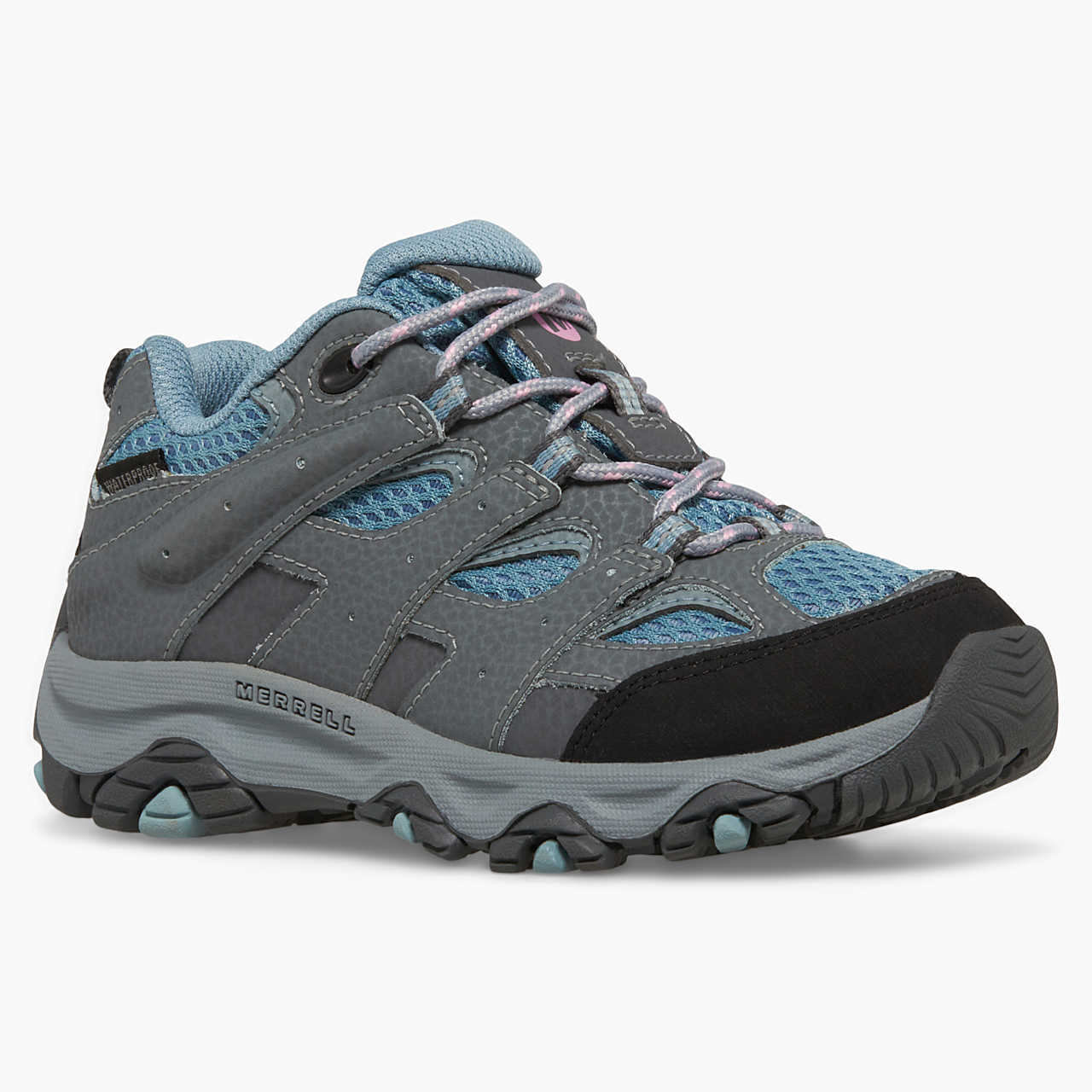 Big Kid's Moab 3 Low Lace Waterproof Sneaker - Merrell Outlet