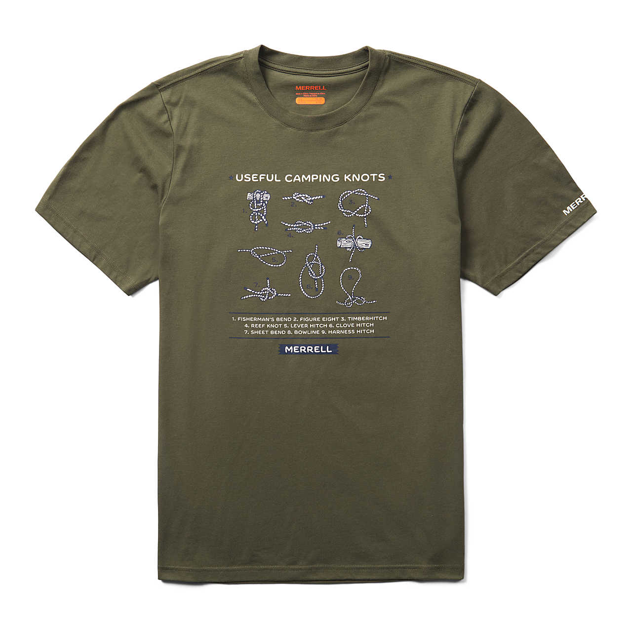 Men's Know Your Knots Short Sleeve Tee - Merrell Outlet