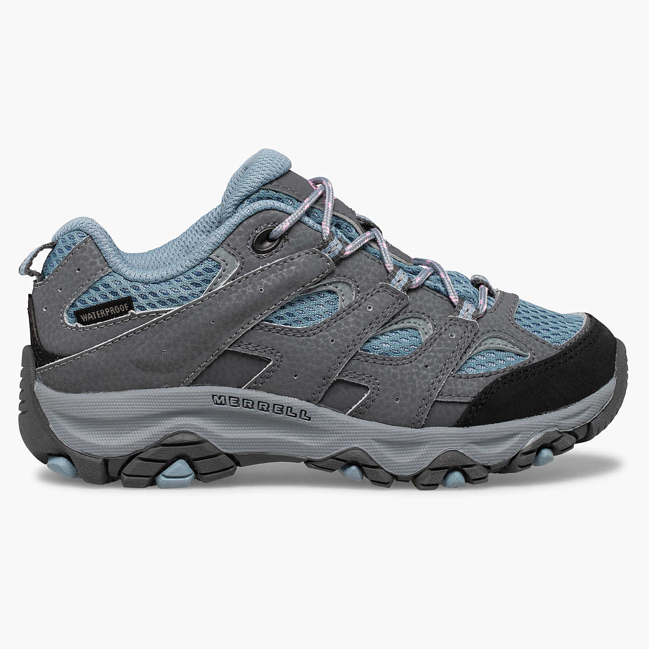 Big Kid's Moab 3 Low Lace Waterproof Sneaker - Merrell Outlet