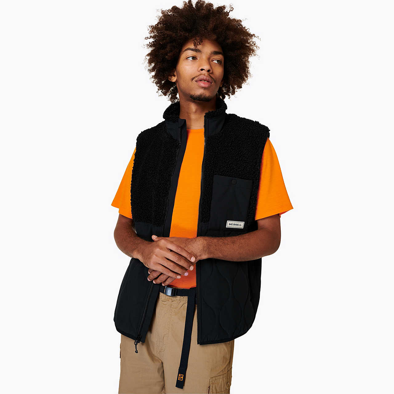 Men's Sherpa Mixup Vest - Merrell Outlet