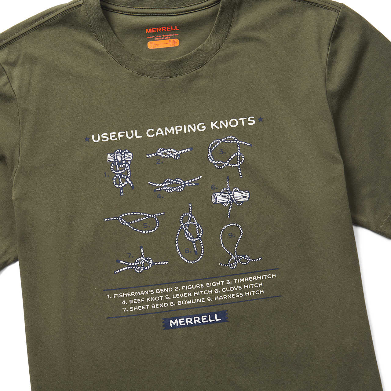 Men's Know Your Knots Short Sleeve Tee - Merrell Outlet