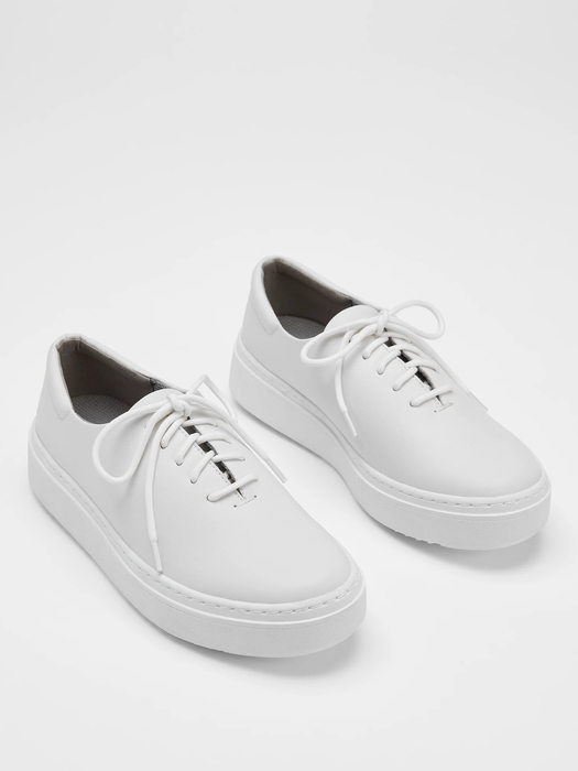 Penni Leather Wedge Sneaker - Eileen Fisher Outlet