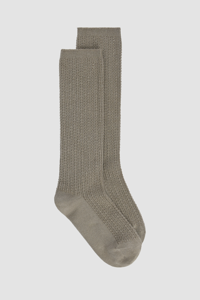 Recycled Nylon Blend Ribbed Slouch Sock - Eileen Fisher Outlet