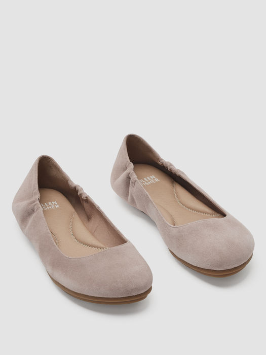 Fosse Suede Ballet Flat - Eileen Fisher Outlet