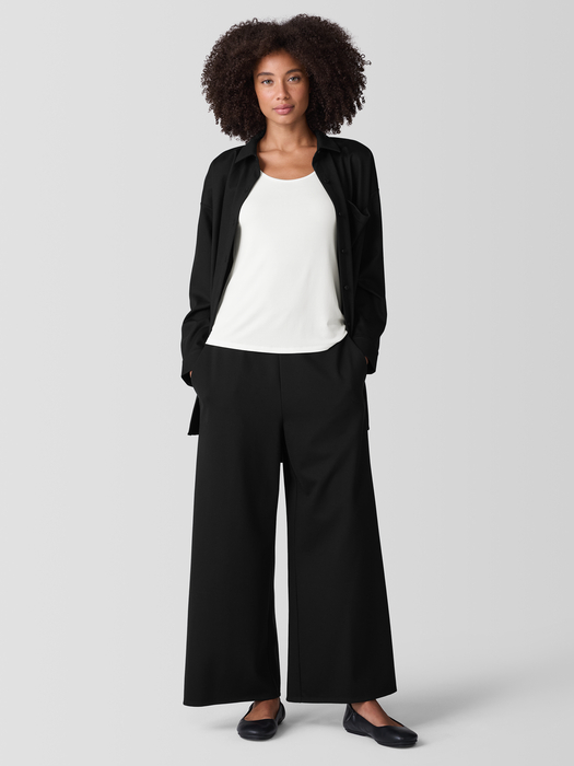 Stretch Silk Jersey Scoop Neck Tank - Eileen Fisher Outlet