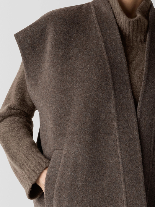 Doubleface Wool Cloud Vest - Eileen Fisher Outlet
