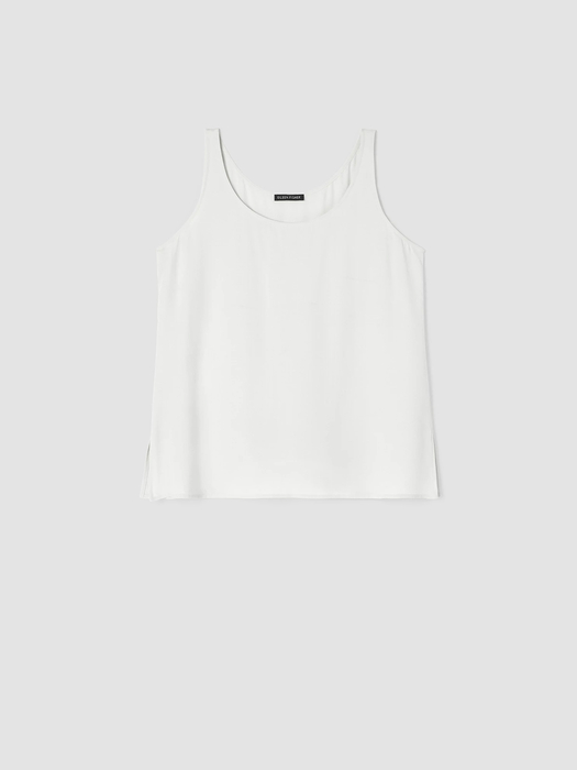 System Silk Georgette Crepe Tank - Eileen Fisher Outlet