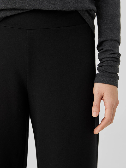 Washable Flex Ponte Wide-Leg Pant - Eileen Fisher Outlet