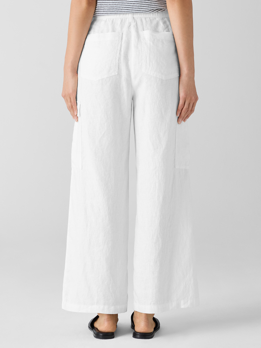 Organic Linen Cargo Pant - Eileen Fisher Outlet