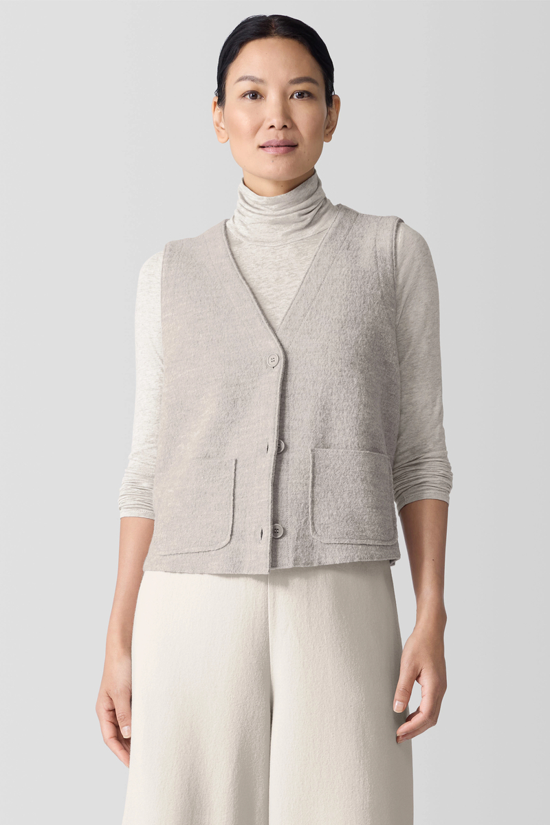 Wool Twill Graph Serape - Eileen Fisher Outlet