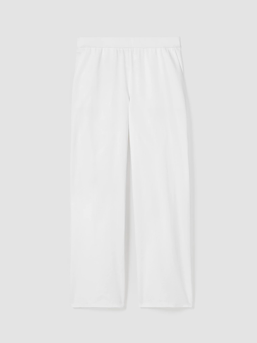 Cotton Blend Ponte Wide-Leg Pant - Eileen Fisher Outlet