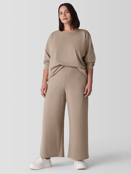 Lightweight Ponte Wide-Leg Pant - Eileen Fisher Outlet