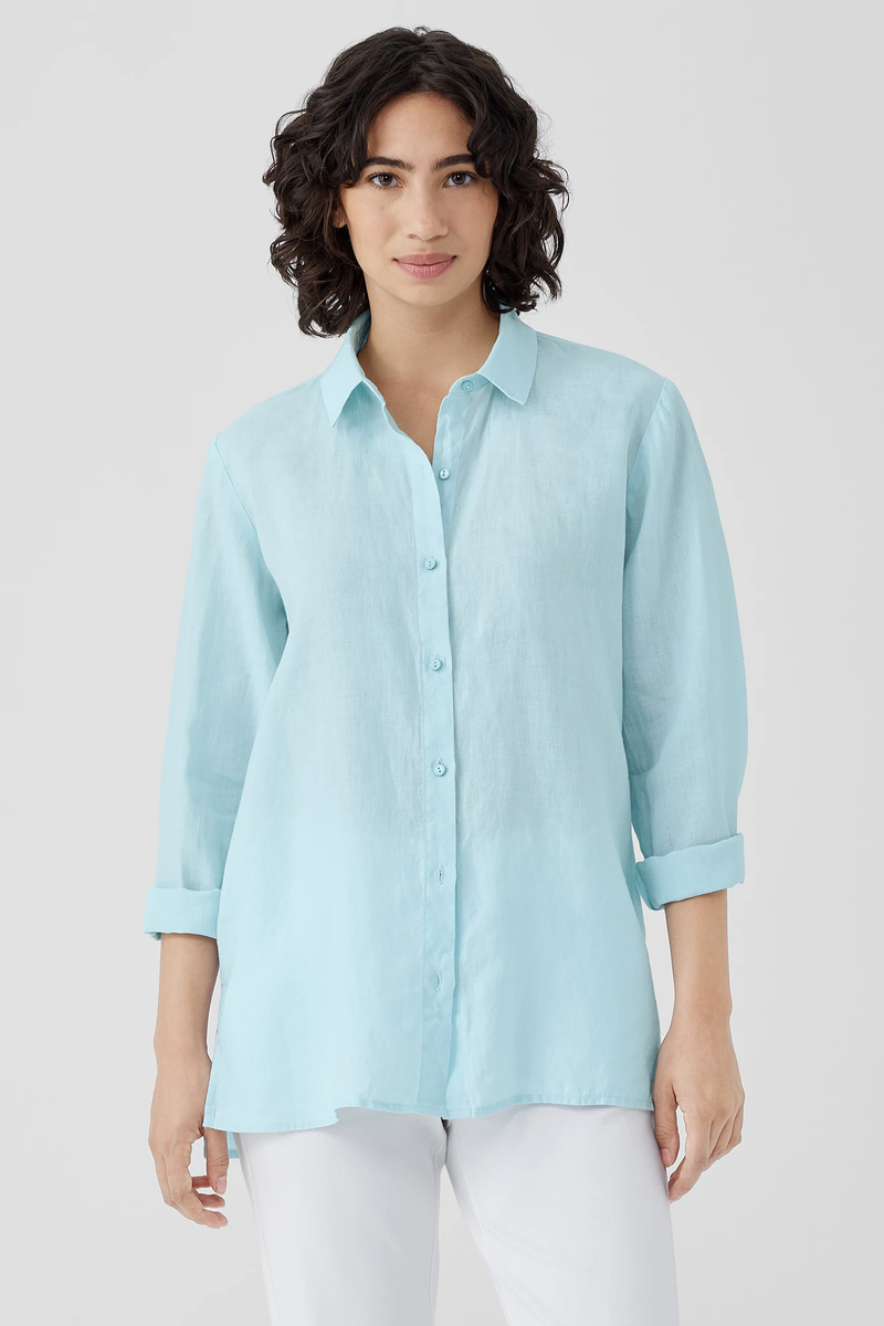 Washable Stretch Crepe Wide-Leg Pant - Eileen Fisher Outlet