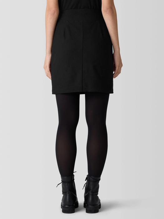 Washable Stretch Crepe Mini Skirt - Eileen Fisher Outlet