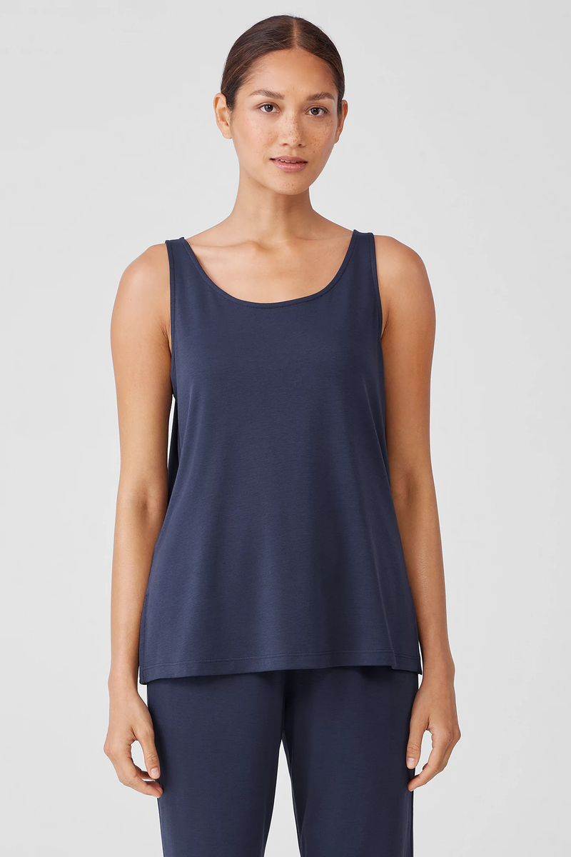 Organic Cotton Interlock Slouchy Sleep Pant - Eileen Fisher Outlet