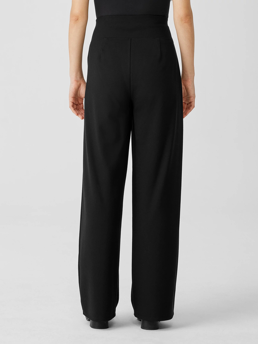 Washable Flex Ponte Wide-Leg Pant - Eileen Fisher Outlet