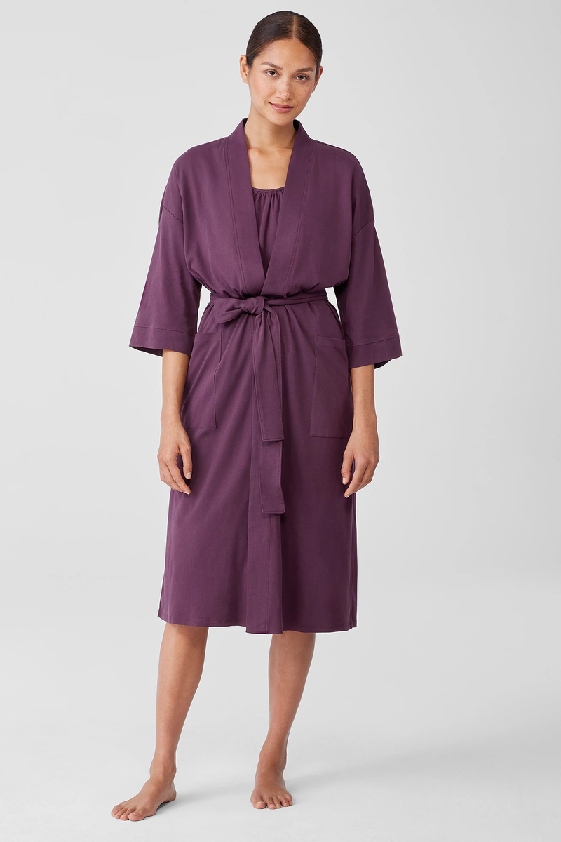 Organic Cotton Interlock Sleep Jumpsuit - Eileen Fisher Outlet