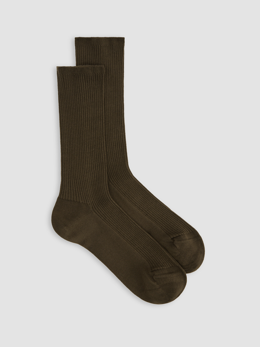 Ribbed Knit Trouser Sock - Eileen Fisher Outlet