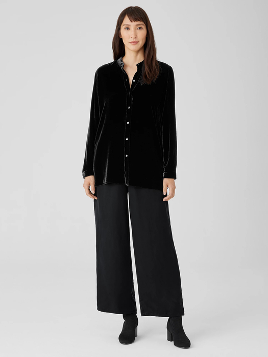 Sandwashed Cupro Wide-Leg Pant - Eileen Fisher Outlet