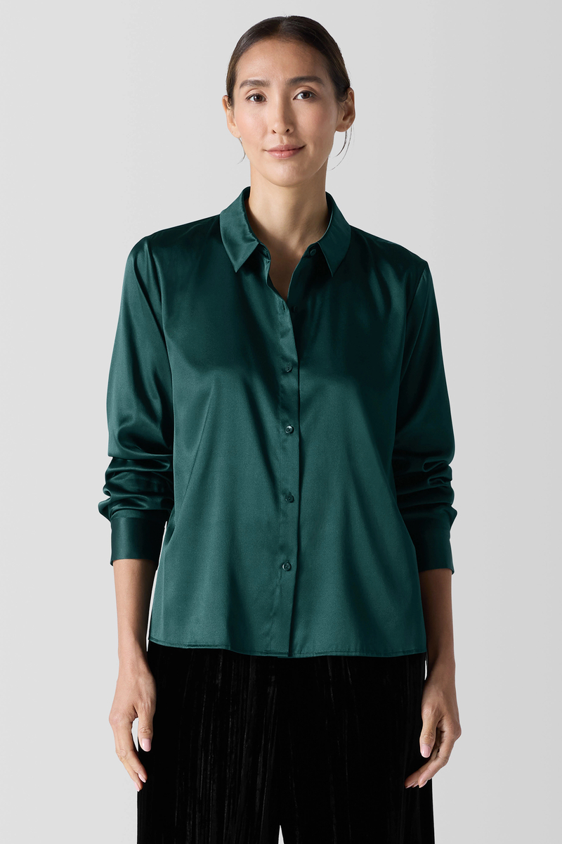 Organic Cotton Stretch Velveteen Pant - Eileen Fisher Outlet