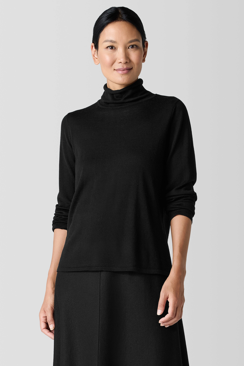 Felted Wool Jersey Cargo Pant in Regenerative Wool - Eileen Fisher Outlet